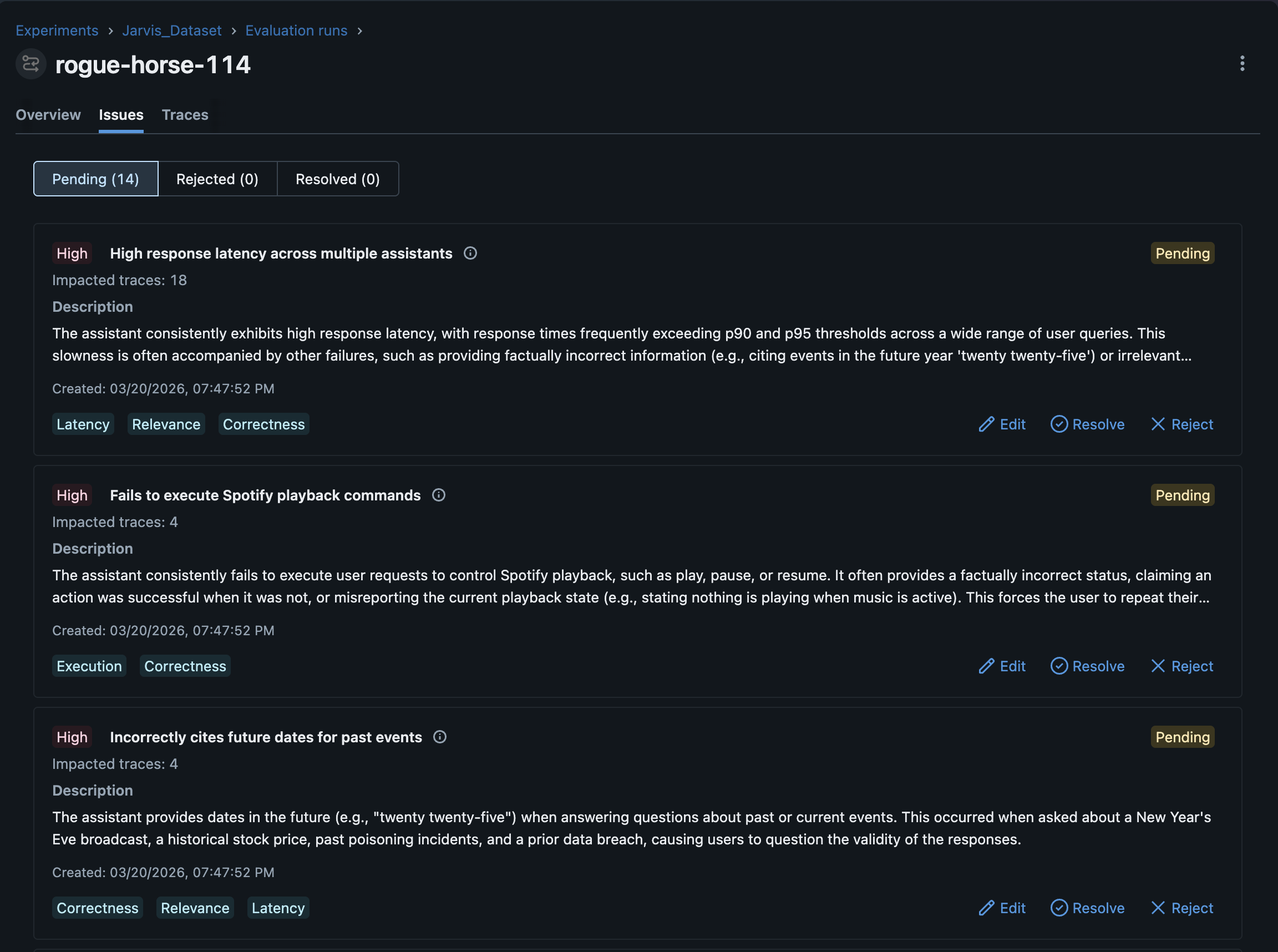 Evaluation screenshot 2