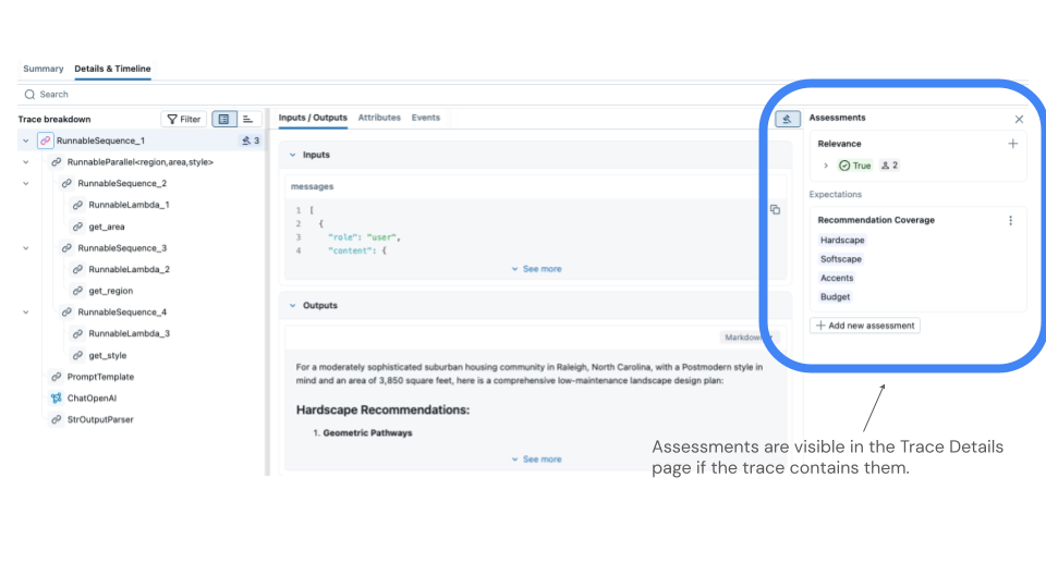 Feedback in MLflow UI
