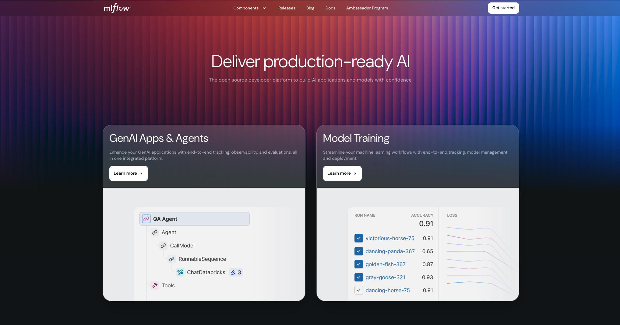 MLflow 3 Landing Page