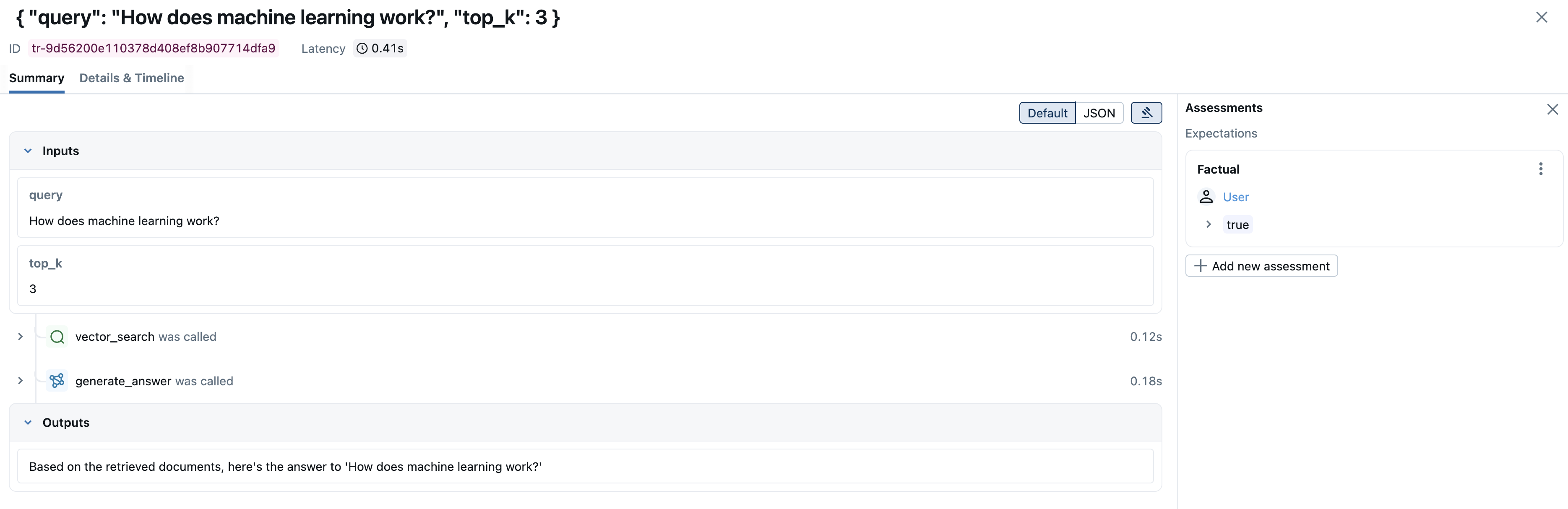 Adding Expectations in UI